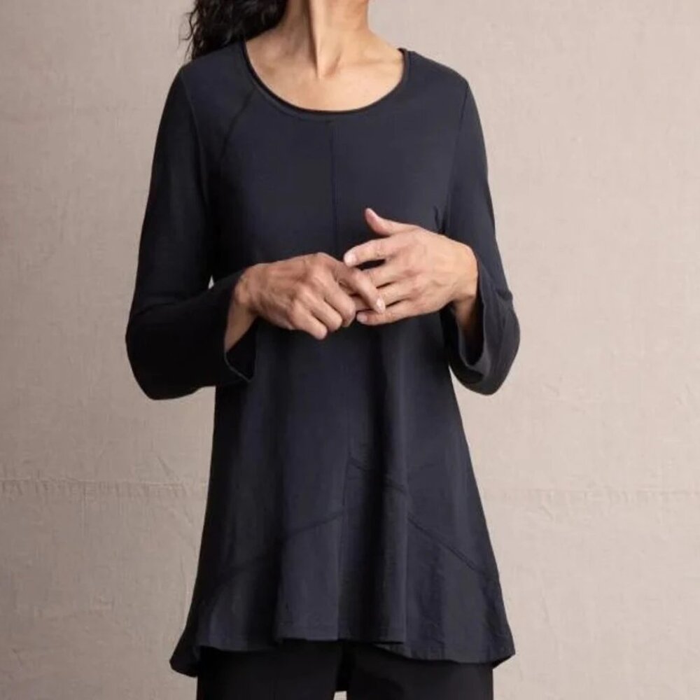 🌟Habitat Pieced Slub Cotton Tunic Long Sleeve Tee Large